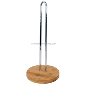 रसोई धातु पेपर रोल धारक खड़े कागज तौलिया धारक - Product Image 6