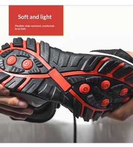Chaussures <span class=keywords><strong>de</strong></span> <span class=keywords><strong>sécurité</strong></span> antidérapantes à embout d'acier <span class=keywords><strong>de</strong></span> haute qualité pour femmes, taille 6.5, semelle en caoutchouc, <span class=keywords><strong>tendance</strong></span>, pour le travail en extérieur, protection optimale des pieds - Product Image 3