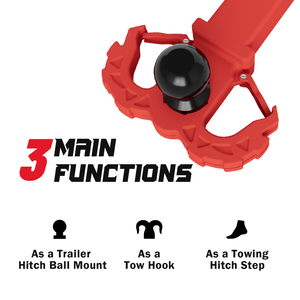 Ambull yeni tasarım renkli arka kamyon Hitch adım/çekme Hitch adım alıcı ile <span class=keywords><strong>Tow</strong></span> Bar 4x4 çelik çekme aksamı alıcı - Product Image 3