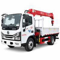 Vente en gros d'usine - Grue mobile à flèche télescopique hydraulique montée sur camion de petite taille de 4 à 16 tonnes pour la construction et le levage de marchandises