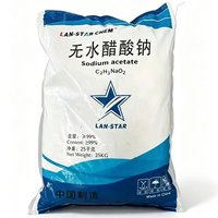 Panatlantic Natrium Asetat Anhidrat CAS 127-09-3 Kemurnian 99% Agen Pengawet & Penstabil pH 25kg/karung 24 Bulan Asal Shandong
