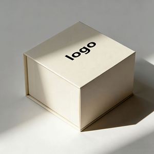 Caja Magnética Blanca Personalizable Directo de Fábrica con Forro Elegante, Ideal para Pendientes y Empaque de Regalos - Product Image 1