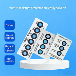 Cartão Indicador de Umidade 5%~60% Revestido de Resina Descartável para Embalagens Logísticas, Testador de Grande Capacidade (200 Peças) - Product Image 2