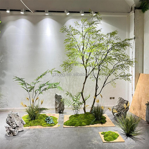 Árbol de sangre de dragón Artificial de alta calidad, árbol de bambú <span class=keywords><strong>del</strong></span> cielo <span class=keywords><strong>del</strong></span> <span class=keywords><strong>sur</strong></span>, decoración interior para el hogar y la Oficina, simulación de planta verde, árbol bonsái - Product Image 4