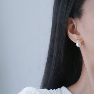 Plata de Ley S925, Accesorios para Perlas DIY, Bandeja Vacía con Cuentas Redondas de 8-9 mm, 22259, Pendientes de Moda - Product Image 4