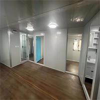 Maison mobile moderne extensible de 20 pieds 40 pieds Maison préfabriquée en conteneur avec 3 chambres à coucher Maison modulaire préfabriquée en remorque