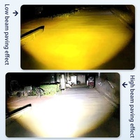 Lampu Sorot Sepeda Motor Kaca Spion Lensa LED Lampu Depan Lampu Mengemudi Lampu Kerja Lampu Kabut Kendaraan untuk Mobil Truk SUV ATY Bulb