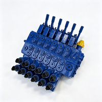 Vanne de commande directionnelle hydraulique multi-bobines à détection de charge sectionnelle pour engins de construction
