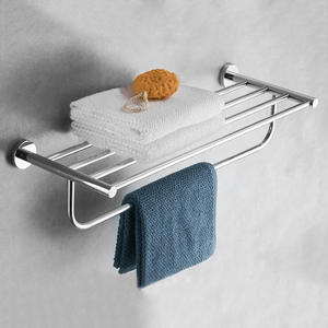 Ensemble d'accessoires <span class=keywords><strong>de</strong></span> salle <span class=keywords><strong>de</strong></span> bain rectangulaires muraux en acier inoxydable 304, moderne, <span class=keywords><strong>chic</strong></span> et durable, avec des caractéristiques <span class=keywords><strong>de</strong></span> nettoyage facile - Product Image 1