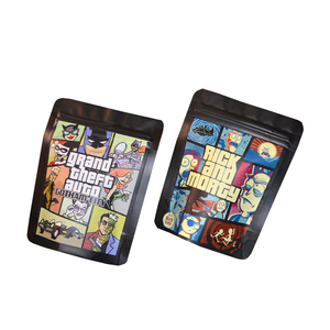 Tùy chỉnh in 1G 3.5G 7G 14g 28g mềm cảm ứng nhỏ Zip khóa mùi bằng chứng Mylar Túi - Product Image 4