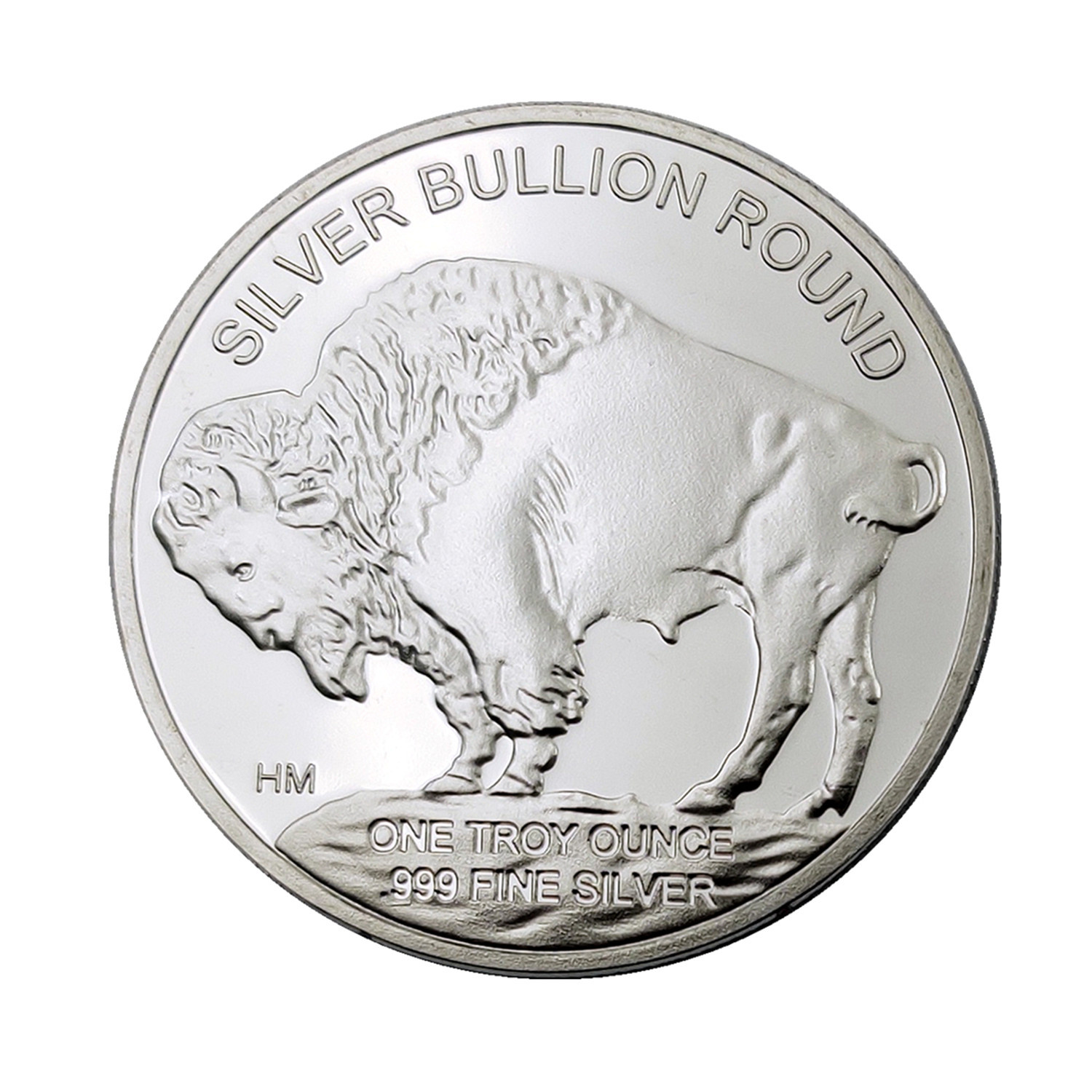 Персонализированная Коллекция 2015 года, монета Liberty Coin, металлическая сувенирная монета в виде буйвола с покрытием из чистого серебра 999 пробы