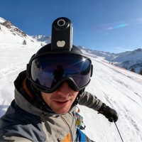 Caméra d'action WiFi compacte avec objectif extérieur, enregistreur de cyclisme HD 1080p, caméra de moto à fixation magnétique Tt88, clip dorsal rotatif à 360 degrés