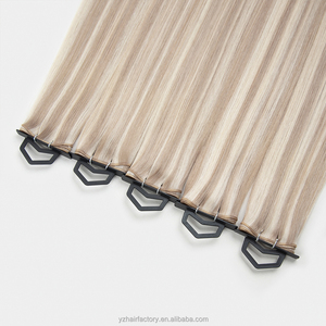 Extensions de cheveux Genius Weft Premium de fournisseur vérifié, extensions de cheveux vierges doublement étirées, vente en gros, exportation directe d'usine - Product Image 5