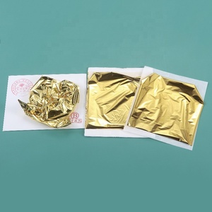 1000 p/túi 14x14cm Double-Side màu vàng lá lá Sheets đối với di động đồ nội thất trang trí nội thất - Product Image 6