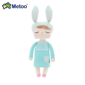 Metoo-peluche de conejo suave para bebés, juguete de peluche de conejo suave