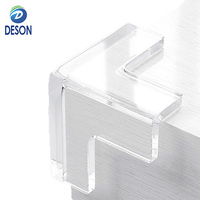 Protection d'angle de table transparente Deson en silicone de qualité alimentaire pour la sécurité des bébés et des enfants, protection d'angle droit pour meubles