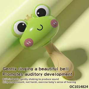 Dessin animé grenouille nouveau-né bébé <span class=keywords><strong>lit</strong></span> cloche musique jouet animaux hochet <span class=keywords><strong>serpent</strong></span> pour bébé jouets 0-12 mois avec son - Product Image 3