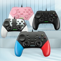 Vente chaude manettes de jeu filaires manettes de jeu avec poignée en caoutchouc pour PS3/PC/Android/TV Box/PC vapeur