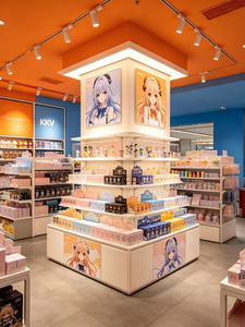 Produk Toko Serba Ada Terbaik Korea Kiss Beauty Makeup Products Rak Miniso Rak Bisnis Logam Putih - Product Image 5