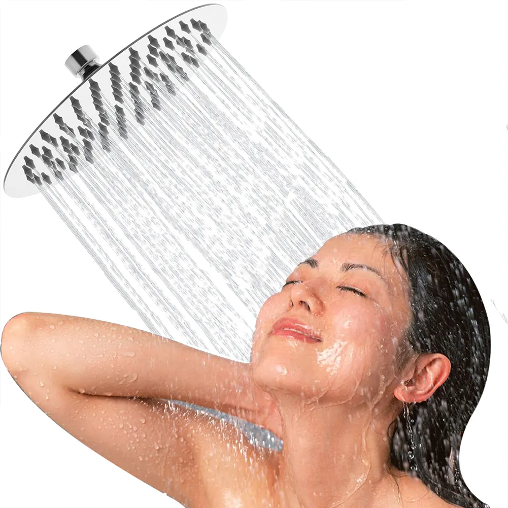 Starbath New Design 2023 Shower Head Matt Black Shower Head Stainless Steel Round Rainshower Shower Head