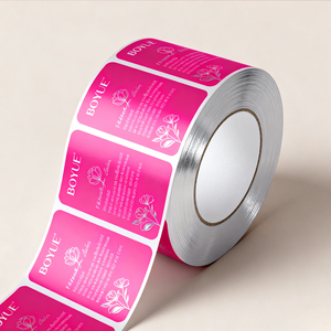 Tùy Chỉnh Cuộn Nhãn Không Thấm Nước Vinyl Với UV In Ấn Và Lá Nóng Cho Chai Nước Giải Khát Và Thực Phẩm Jar Bao Bì - Product Image 1