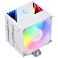SNOWMAN Gaming 6 caloducs 120mm ARGB ventilateur CPU refroidisseur carte mère synchronisation pour Intel aluminium ordinateur radiateur 4pin 5v