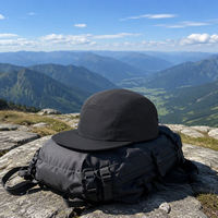 Chapeau de camping imperméable non structuré de haute qualité avec logo personnalisé pour la course, les sports de plein air, la plage, la pêche, le ski, en nylon pour adultes