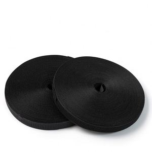 Bande auto-agrippante en nylon de 20 mm, noire et blanche, multifonctionnelle, conforme aux normes REACH, ROHS et OEKO-TEX, pour nappes et cadres photo - Product Image 3