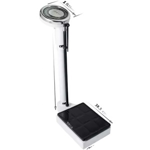 เครื่องวัดส่วนสูงแบบเคลื่อนที่ RGZ 160 รับน้ำหนักได้ 160 กก. สำหรับเด็กและผู้ใหญ่ พร้อมเครื่องชั่งน้ำหนัก 812 ไม้บรรทัดวัดส่วนสูง 812 - Product Image 1
