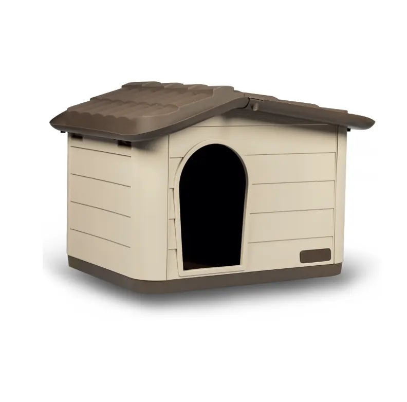 Produits confortables pour animaux de compagnie d'excellente qualité Chenil Princess Medium Mocaccino Dog Kennel Outdoor For Export