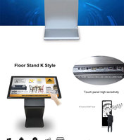 Kiosque interactif à écran tactile Full HD personnalisé de 10,1 à 65 pouces avec logiciel CMS basé sur le cloud Android/Windows