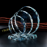 Trophée tournesol en cristal K9 vierge à graver – Récompenses tournesol en verre non finies pour gravure laser