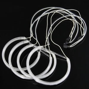 Car LED <span class=keywords><strong>Angel</strong></span> Eagle <span class=keywords><strong>Eyes</strong></span> Light 12V Halo Ring <span class=keywords><strong>Angel</strong></span> <span class=keywords><strong>Eyes</strong></span> Pour <span class=keywords><strong>E36</strong></span> E46 E39 4 Anneaux White <span class=keywords><strong>Angel</strong></span> <span class=keywords><strong>Eyes</strong></span> LED Interior White Headlamp - Product Image 2