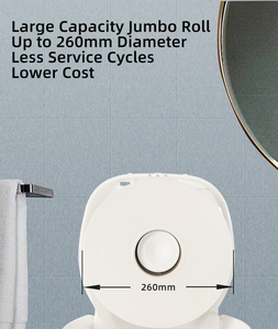 Wisekleen, toallero de papel duradero, soporte para rollo de papel de cocina, dispensador de rollo <span class=keywords><strong>Maxi</strong></span>, dispensador de rollo de papel Jumbo - Product Image 6