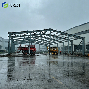 โรงงานผลิตแผงโครงสร้างเหล็กสำเร็จรูปสำหรับโกดัง ทนทานต่อการกัดกร่อน - Product Image 1