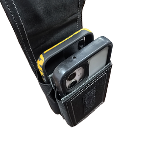 <b>TOOL</b> STACK Heavy Duty <b>Leather</b> Pouch Technician and Electrician Attachment Drill Holster Belt Waist <b>Tool</b> Bag - Product Image 2