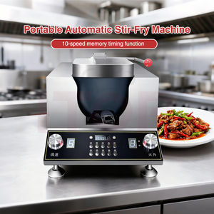 Vente d'usine <span class=keywords><strong>Robot</strong></span> de <span class=keywords><strong>cuisine</strong></span> à grande capacité 3500w Wok rotatif automatique Machine à frire le riz à la saute - Product Image 2