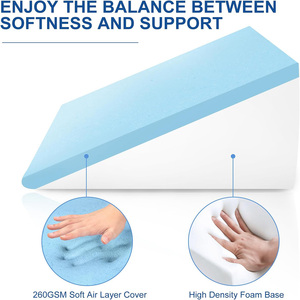 Cuscino a cuneo letto per dormire, cuscino a cuneo in Memory Foam da 10 pollici, cuscino a cuneo triangolare con cuneo rialzato per dopo l'intervento
