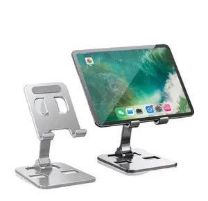 Hot selling high-quality electronic equipments Adjustable and Foldable Aluminum Desktop Phone Stand Holder Phone Dock Cradle
