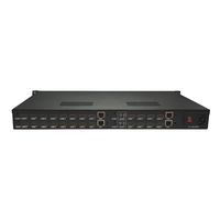4 8 16 24 canaux H264 H265 H.265 CATV Headend IPTV HD MI IP Live Streaming Video Encoder for Digital Cable TV Broadcasting