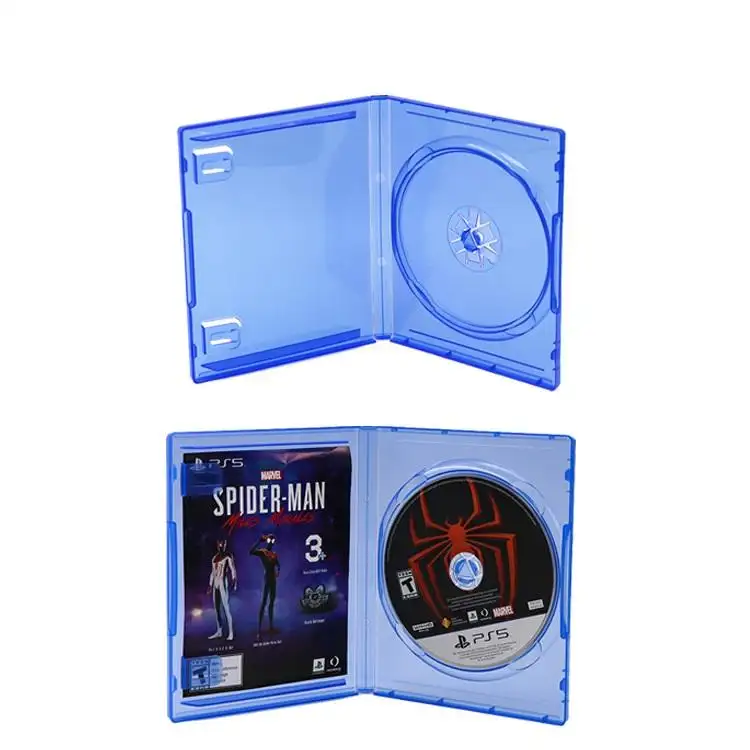 Сменный чехол для P5 игрового диска прозрачный синий игровой диск CD чехол для хранения P5 игр