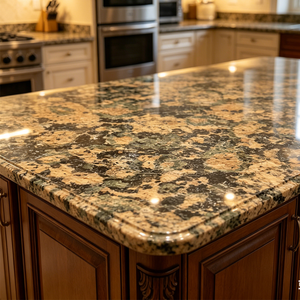 Premium Modern Polished Natural Stone <b>Tan</b> Brown Granite Slab Cut-To-Size Durable for Kitchen Bathroom Outdoor - Product Image 3