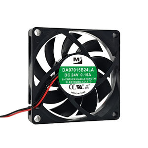 DA07015B24LA พัดลมพลาสติกปรับความถี่ได้ปริมาณลมสูง 70*70*15 มม. 24V 0.15A พัดลมเซิร์ฟเวอร์ - Product Image 1