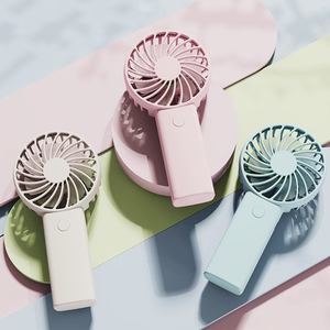 Custom LOGO USB Pocket Mini Fan USB Rechargeable Cooling Fan Handheld Battery Fans Outdoor <b>Table</b> - Product Image 2