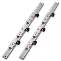 SGR15 Guide linéaire à Double axe SGB curseur de rouleau de verrouillage 3/4/5 roue en aluminium curseur Rail plate-forme piste matériau en acier pour CNC