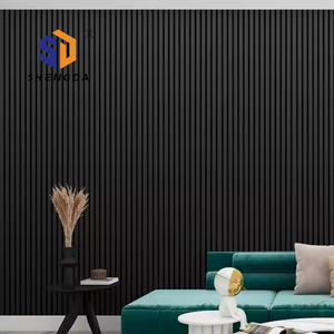 แผ่นไม้ระแนงไม้ติดผนังแผ่นไม้แผงอะคูสติกแผ่นไม้ดูดซับเสียงสำหรับสัตว์เลี้ยงแผ่นอะคูสติกแผ่นไม้ดูดซับเสียงสำหรับสัตว์เลี้ยง MDF - Product Image 2