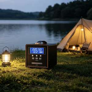 เครื่องกำเนิดไฟฟ้าพลังงานแสงอาทิตย์แบบไซน์เวฟดัดแปลง 300W |   สถานีไฟฟ้าพกพา 170Wh พร้อมแบตเตอรี่ลิเธียม 12.6V 2 ก้อน - Product Image 1