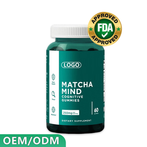 เยลลี่มัทฉะ OEM ผสมโคจินซิน บำรุงสมองและเพิ่มสมาธิ ปราศจากกลูเตน ผลิตภัณฑ์เสริมอาหารเพื่อสุขภาพจากธรรมชาติ - Product Image 1