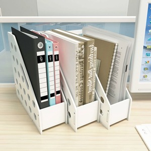 Bandeja para documentos con un compartimento, organizador de archivos de PVC para almacenamiento en escritorio de oficina con un diseño atractivo - Product Image 3