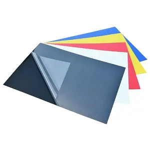 wholesale black white PVC board book insert PVC sheets for photo album pages